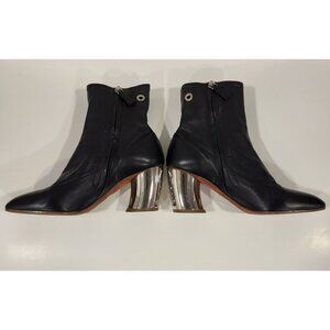 Proenza Schouler Leather Ankle Boots Women SZ 36.5M (US Size 6) Black‎ Zipper